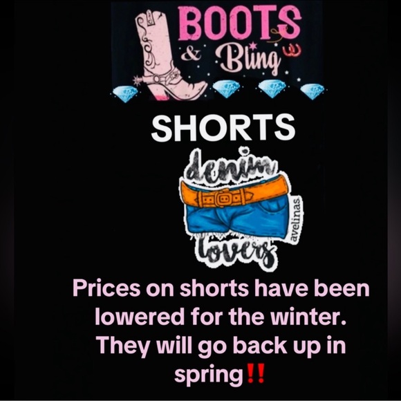 Rock Revival 30 Blue Denim Shorts with White Stitching - Picture 10 of 16